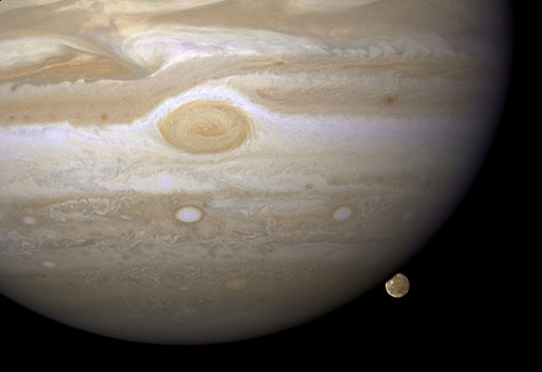 Jupiter's Largest Moon Going to the Dark Side
